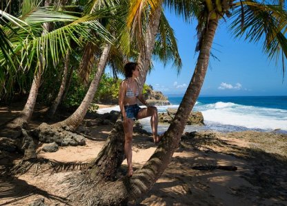 Tent Camping On Hills